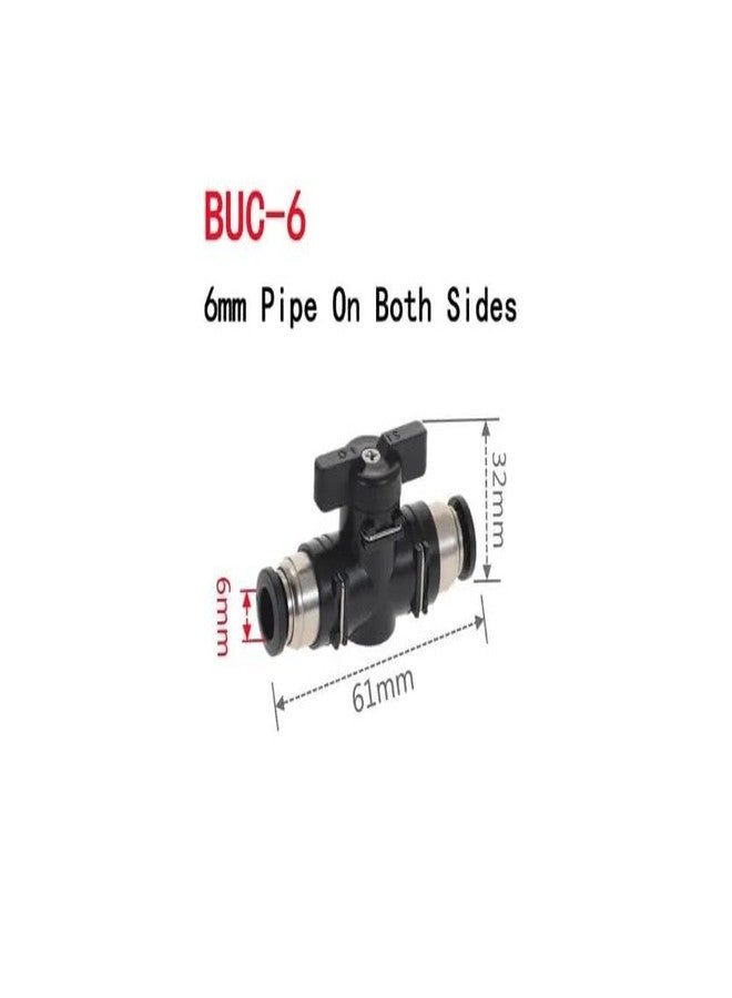 CentIoT - Pneumatic connector Push In Fittings For Air Hose and Tube Connector BUC Valve (6MM) - Image 3